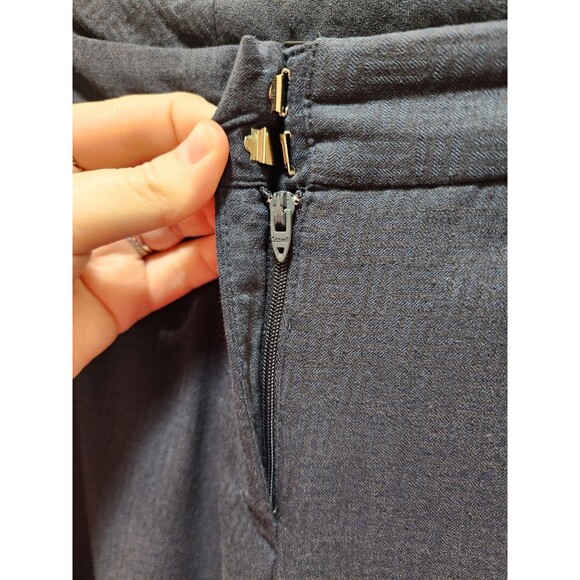 WORTHINGTON WOMENS P12 DARK BLUE LINE PANTS MODERN FIT SLACKS CAREER BUISNESS - Picture 7 of 16